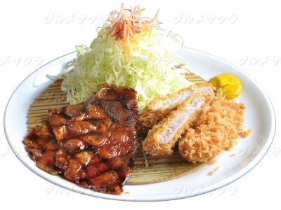 名物ヒレとんかつと炙り焼き